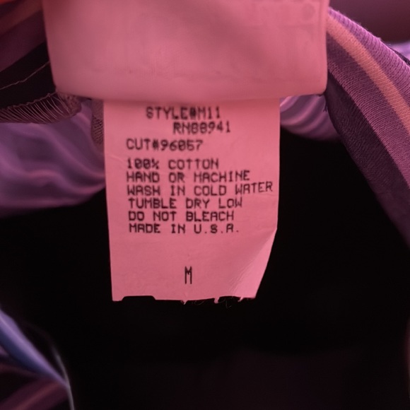 VTG Purple Shirt New without tag - Picture 5 of 5